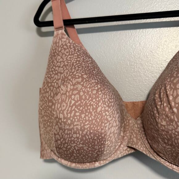 Cacique Brown Lightly Lined Full Coverage Underwire Bra 38G - Picture 2 of 4